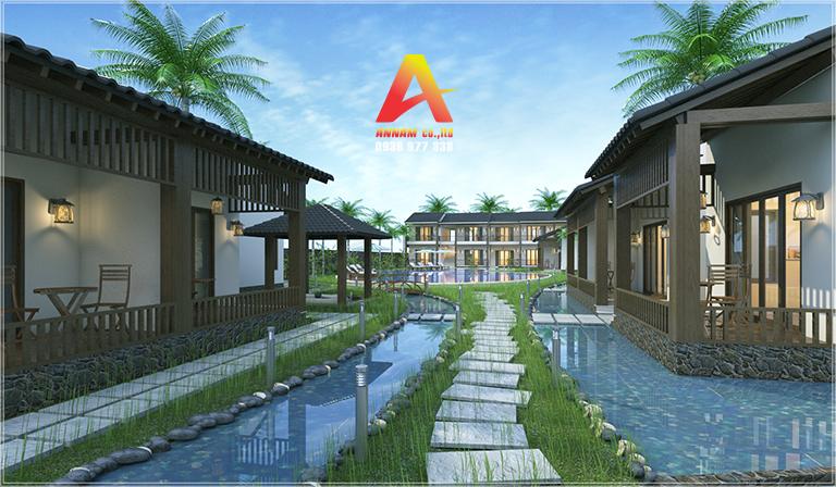 Thực hiện lắp đặt các vật liệu hoàn thiện như sàn gỗ, tường và trần để tạo ra không gian homestay ấn tượng Thực hiện lắp đặt các vật liệu hoàn thiện như sàn gỗ, tường và trần để tạo ra không gian homestay ấn tượng